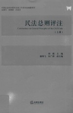 中国社会科学院民法典工作项目组编著系列  民法总则评注  上