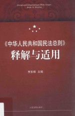 中华人民共和国民法总则释解与适用