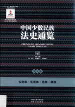 中国少数民族法史通览 第9卷 仫佬族 毛南族 羌族 彝族