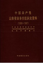 中国共产党山东省曲阜市组织史资料 1926-1987