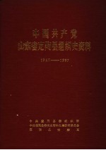 中国共产党山东省定陶县组织史资料 1927-1987