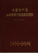 中国共产党山东省东平县组织史资料 1936-1987