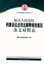 最高人民法院刑事诉讼法司法解释修改前后条文对照表