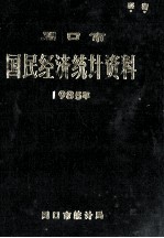 周口市国民经济统计资料 1985年