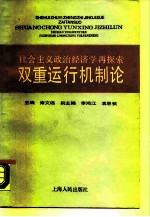 双重运行机制论 社会主义政治经济学再探索