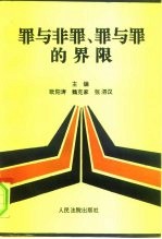 罪与非罪、罪与罪的界限