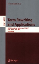 Lecture Notes in Computer Science 4533 Term Rewriting and Applications 18th International Conference