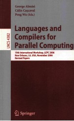 Lecture Notes in Computer Science 4382 Languages and Compilers for Parallel Computing 19th Internati