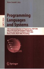 Lecture Notes in Computer Science 3924 Programming Languages and Systems 15th European Symposium on