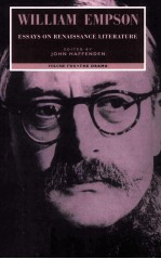 WILLIAM EMPSON ESSAYS ON RENAISSANCE LITERATURE Volume two the drama