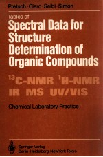 TABLES OF SPECTRAL DATA FOR STRUCTURE DETERMINATION OF ORGANIC COMPOUNDS