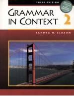 GRAMMAR IN CONTEXT 2 THIRD EDITION