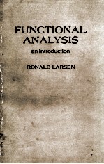 FUNCTIONAL ANALYSIS AN INTRODUCTION