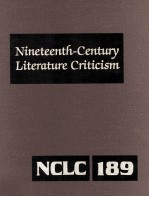 Nineteenth-Century Literature Criticism Volume 189