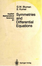 SYMMETRIES AND DIFFERENTIAL EQUATIONS