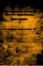 THE TWO-DIMENSIONAL ISING MODEL