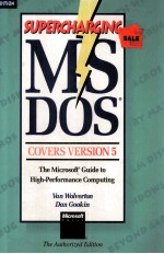 Supercharging MS DOS Covers Version 5 Third Edition