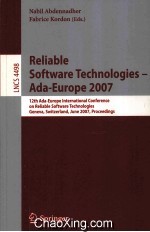 Lecture Notes in Computer Science 4498 Reliable Software Technologies-Ada-Europe 2007 12th Ada-Europ