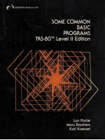 Some Common BASIC Programs TRS-80 TM Level II Edition