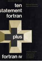 Ten Statement Fortran Plus Fortran IV Second Edition