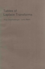 TABLES OF LAPLACE TRANSFORMS