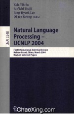 Lecture Notes in Artificial Intelligence 3248 Natural Language Processing-IJCNLP 2004 First Internat