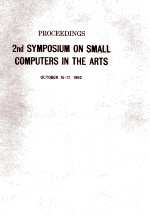 Proceedings 2nd Symposium on Small Computers in The Arts