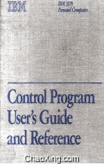 IBM 3270 Personal Computer Control Program User's Guide and Reference