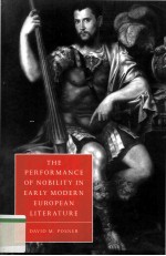 The performance of nobility in early modern European literature