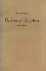 UNIVERSAL ALGEBRA SECOND EDITION