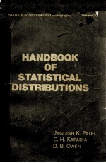 HANDBOOK OF STATISTICS DISTRIBUTIONS