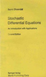 STOCHASTIC DIFFERENTIAL EQUATIONS AN INTRODUCTION WITH APPLICATIONS SECOND EDITION