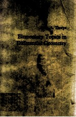 ELEMENTARY TOPICS IN DIFFERENTIAL GEOMETRY