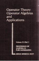 OPERATOR THEORY OPERATOR ALGEBRAS AND APPLICATIONS