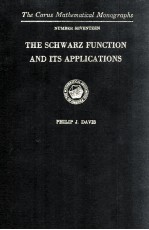 THE SCHWARZ FUNCTION AND ITS APPLICATIONS