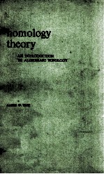 HOMOLOGY THEORY AN INTRODUCTION TO ALGEBRAIC TOPOLOGY