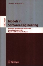 Lecture Notes in Computer Science 4364 Models in Software Engineering Workshops and Symposia at MoDE