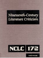 Nineteenth-Century Literature Criticism Volume 172