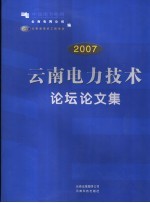 2007云南电力技术论坛论文集