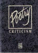 Poetry Criticism Volume 76