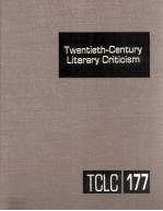 Twentieth-Century Literary Criticism Volume 177