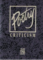 Poetry Criticism Volume 79