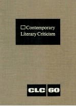 Contemporary Literary Criticism Volume 60