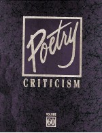 Poetry Criticism Volume 60