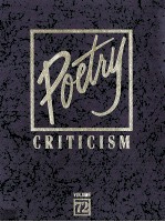 Poetry Criticism Volume 72