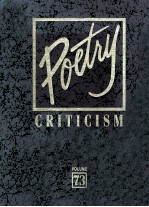 Poetry Criticism Volume 73