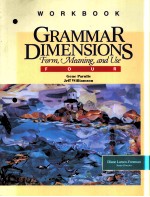 GRAMMAR DIMENSIONS WORKBOOK FOUR