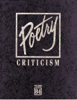 Poetry Criticism Volume 84