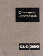 Contemporary Literary Criticism Volume 260