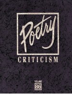 Poetry Criticism Volume 86